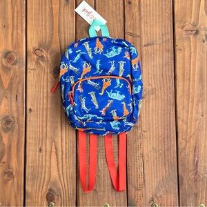 Cat&Jack Toddler Boys Blue Animal Print Backpack NWT